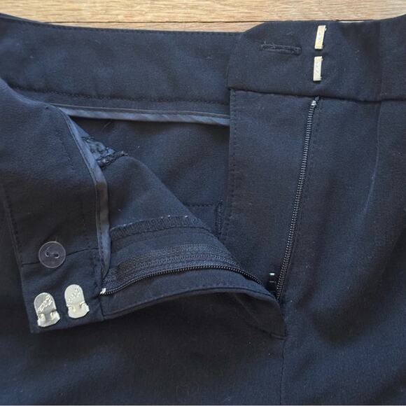 Nicole Miller black high-rise wide leg dress pants slacks size 10
 b20 - Picture 4 of 5